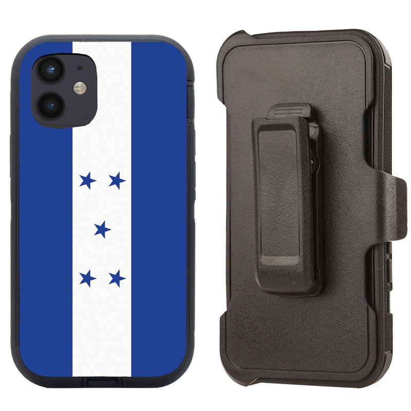 Shockproof Case for Apple iPhone 12 6.1" Honduras Flag