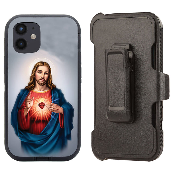 Shockproof Case for Apple iPhone 12 6.1" Jesus