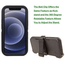Shockproof Case for Apple iPhone 12 6.1" Green Marble