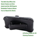 Shockproof Case for Apple iPhone 12 6.1" Camouflage Clip Cover Rugged Heavy Duty
