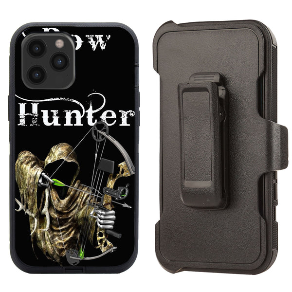 Shockproof Case for Apple iPhone 12 Pro Max Cover Clip Bow Hunter