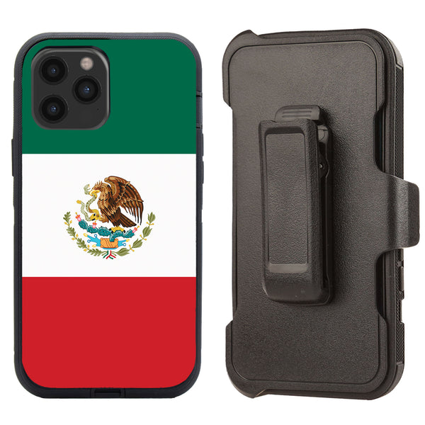 Shockproof Case for Apple iPhone 12 Pro Max Cover Clip Heavy Mexico Flag