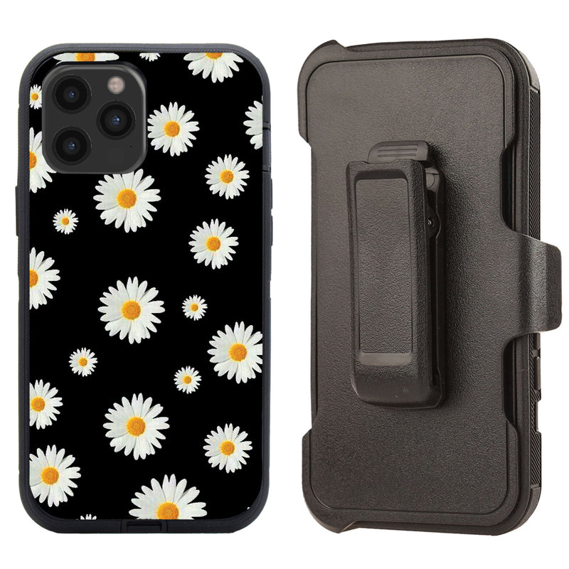 Shockproof Case for Apple iPhone 12 Pro Max Cover Clip Daisy