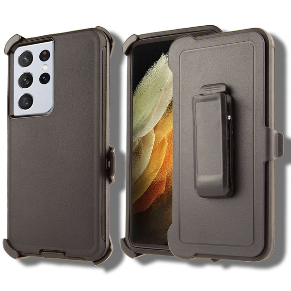 Shockproof Case for Samsung Galaxy S21 Ultra Cover Clip Rugged Heavy Duty