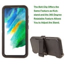 Shockproof Case for Samsung Galaxy S21 FE Camouflage Tree Brown Cover Clip