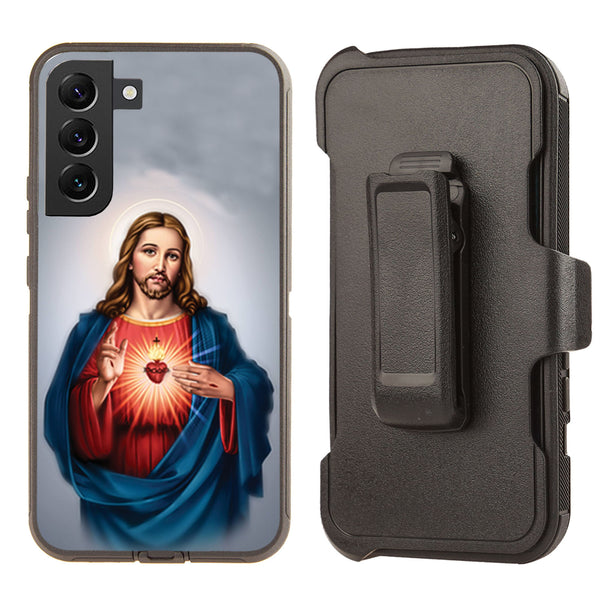 Shockproof Case for Samsung Galaxy S23 Cover Clip Jesus