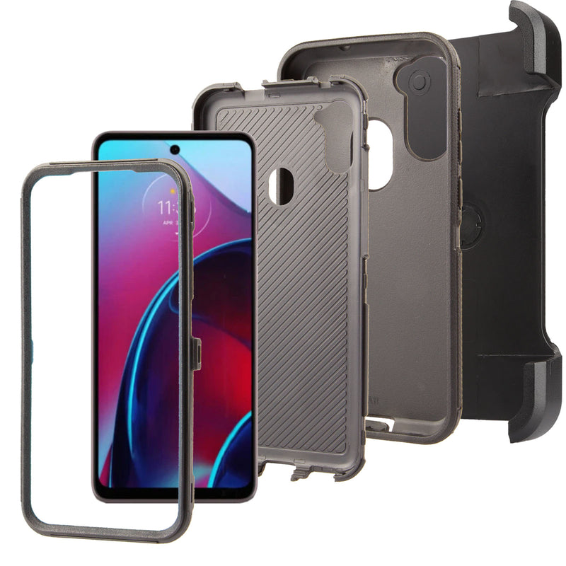 Shockproof Case for Motorola Moto G 5G/G play 5G 2024 Cover Clip Rugged Heavy Duty