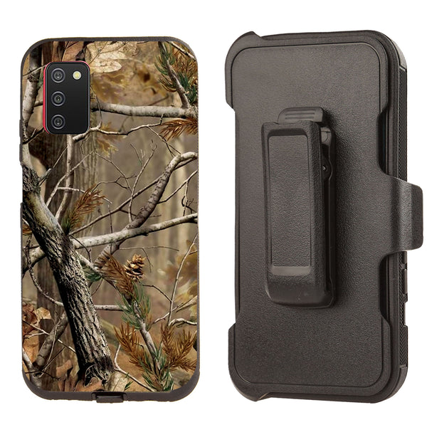 Shockproof Case for Samsung Galaxy A02S Camouflage Tree