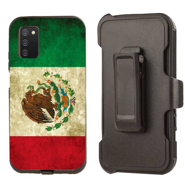 Shockproof Case for Samsung Galaxy A02S Mexico Flag