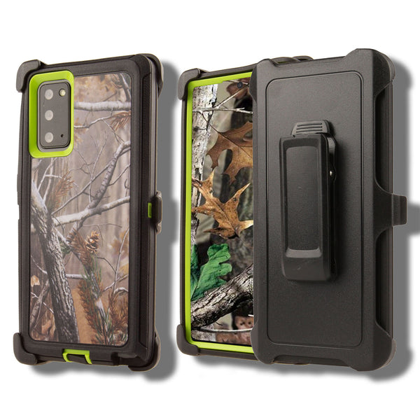 Shockproof Case for Samsung Galaxy Note 20 Camouflage Clip Cover Rugged Heavy