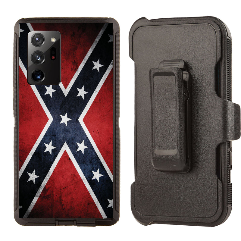 Shockproof Case for Samsung Galaxy Note 20 Ultra Clip Rebel Flag
