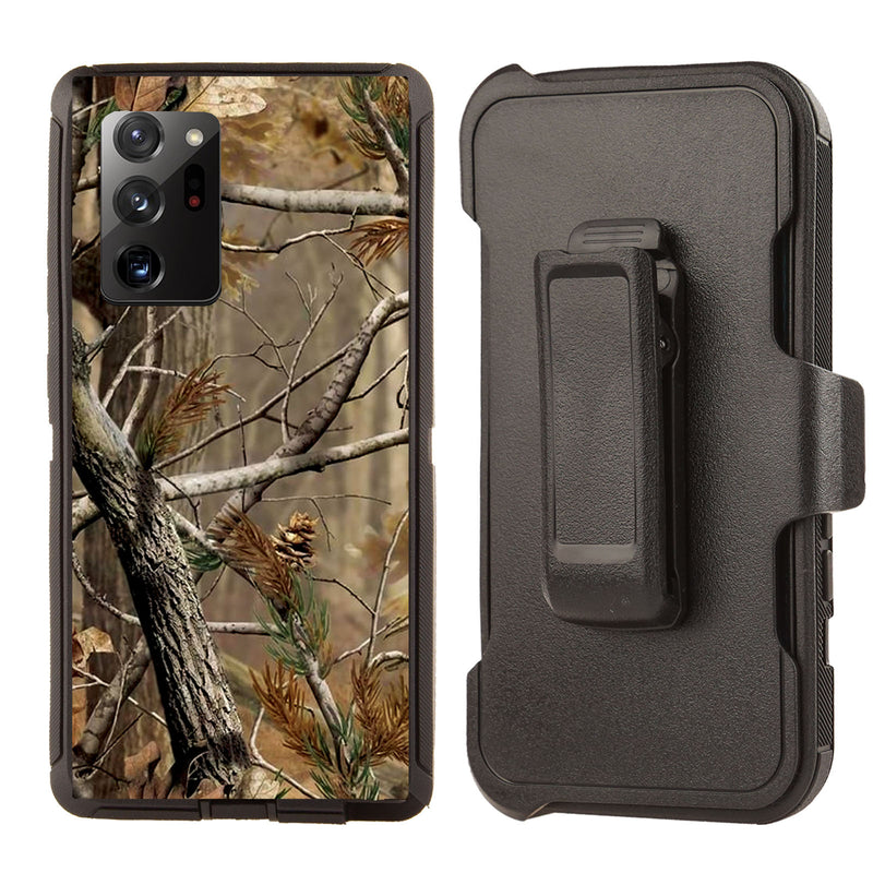 Shockproof Case for Samsung Galaxy Note 20 Ultra Clip Camouflage