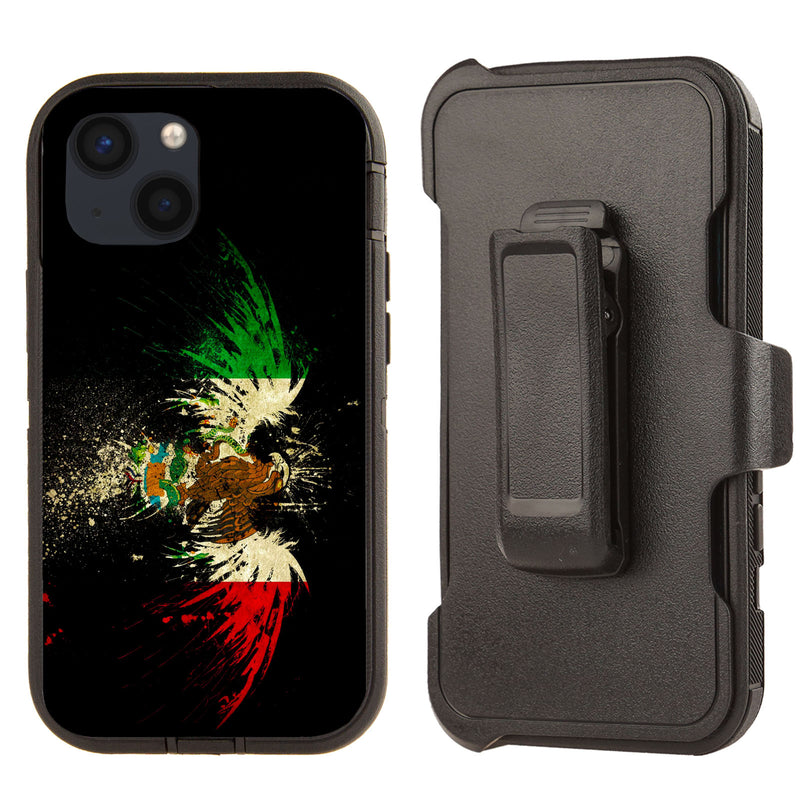 Shockproof Case for Apple iPhone 13 Mexico Eagle