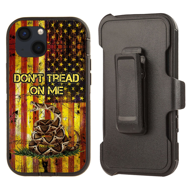 Shockproof Case for Apple iPhone 13 Don't Tread On Me Flag