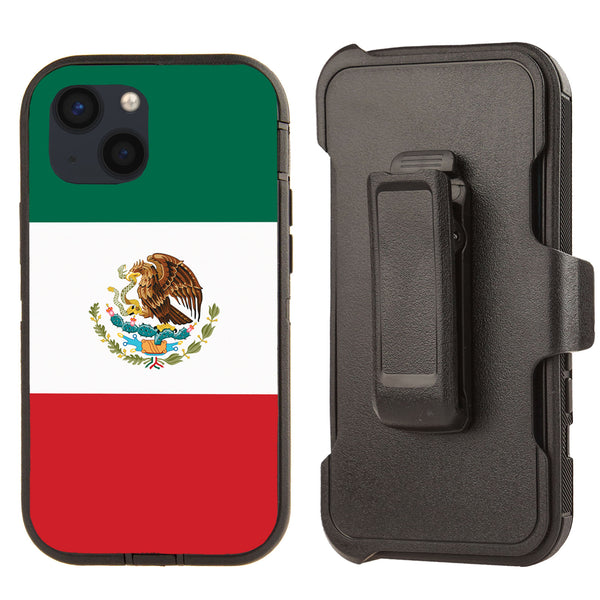 Shockproof Case for Apple iPhone 7+ 8+ Mexico Flag  Cover Clip Rugged Heavy