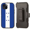 Rugged Shockproof Case with clip for Apple iPhone 13/14 Honduras Flag