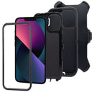 Rugged Shockproof Case with clip for Apple iPhone 13/14 Firefighter Thin Red Line