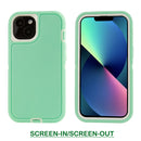 Rugged Shockproof Case with clip for Apple iPhone 14+/15+ Mint Green
