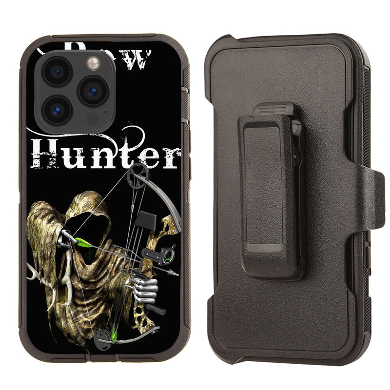 Shockproof Case for Apple iPhone 13 Pro Rugged Heavy Duty Bow Hunter