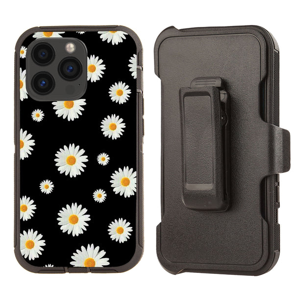 Shockproof Case for Apple iPhone 13 Pro Rugged Heavy Duty Daisy