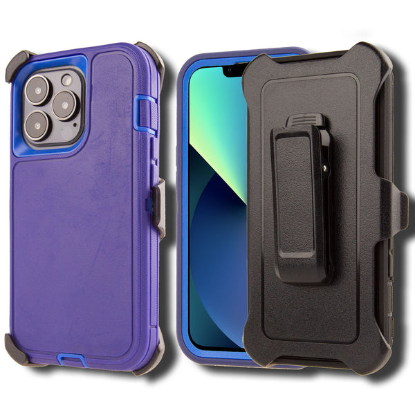 Shockproof Case for Apple iPhone 13 Pro Cover Clip Rugged Heavy Duty