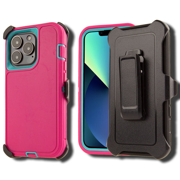 Shockproof Case for Apple iPhone 13 Pro Cover Clip Rugged Heavy Duty