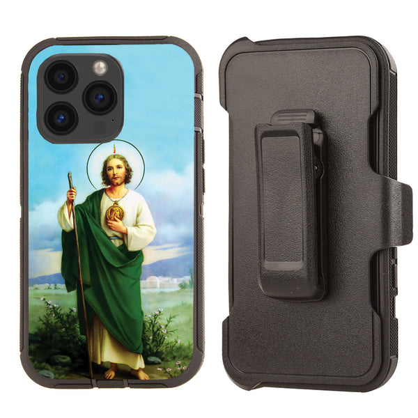Shockproof Case for Apple iPhone 13 Pro Max Saint St Jude Tadeo Cover Clip