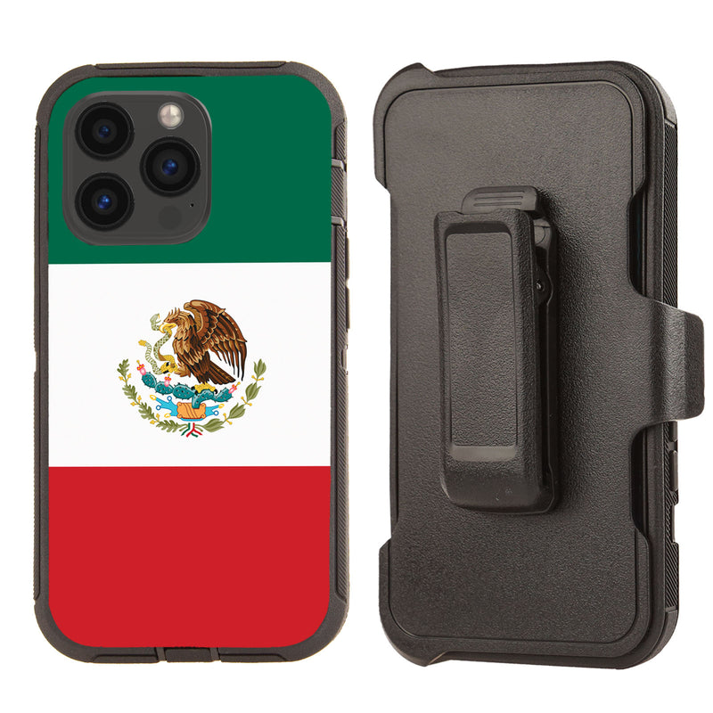Shockproof Case for Apple iPhone 13 Pro Max Mexico Flag Mexican