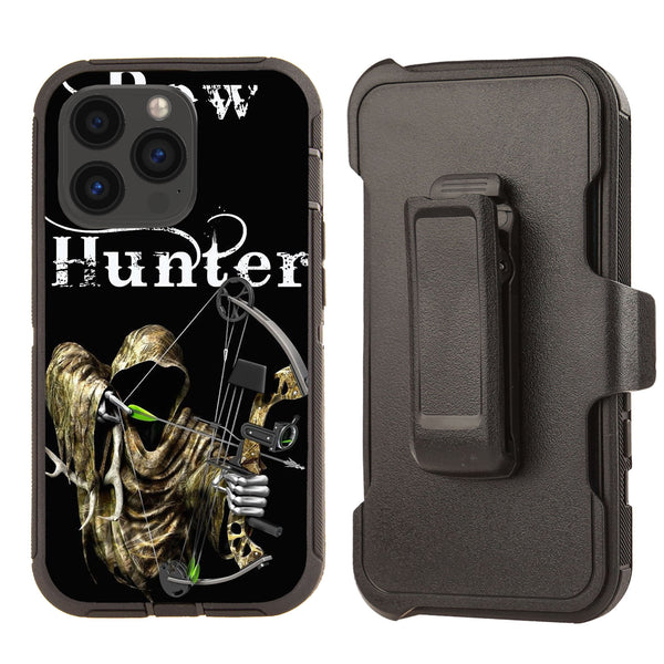 Shockproof Case for Apple iPhone 13 Pro Max Reaper Bow Hunter Grim Arrow Deer