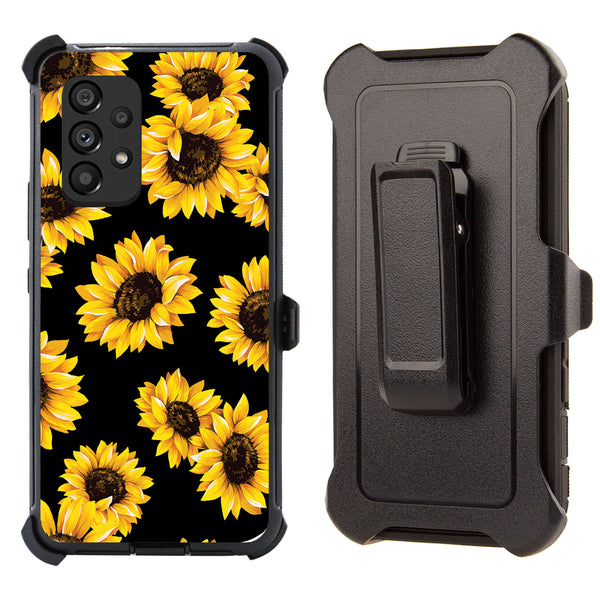 Shockproof Clip Case for Samsung Galaxy A53 5G Sunflower Sun Flower Cover Clip