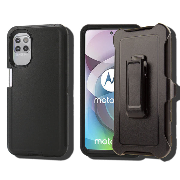 Shockproof Case for Motorola Moto G 5G (2022) Snap on Cover Clip Rugged Heavy
