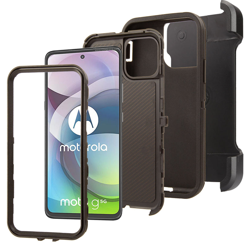 Shockproof Case for Motorola Moto G 5G Snap on Cover Clip Rugged Heavy Duty