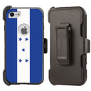 Shockproof Case for Apple iPhone 7 8 Screen Protector Honduras Flag Cover Clip