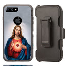 Shockproof Case for Apple iPhone 7+ 8+ Jesus Cover Clip Rugged Heavy