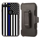 Shockproof Case for Apple iPhone 7+ 8+ Police Flag Cover Rugged Heavy Duty
