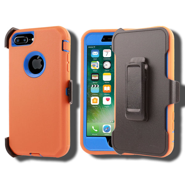 Shockproof Case for Apple iPhone 6+ 7+ 8+ Cover Clip Rugged Heavy Duty