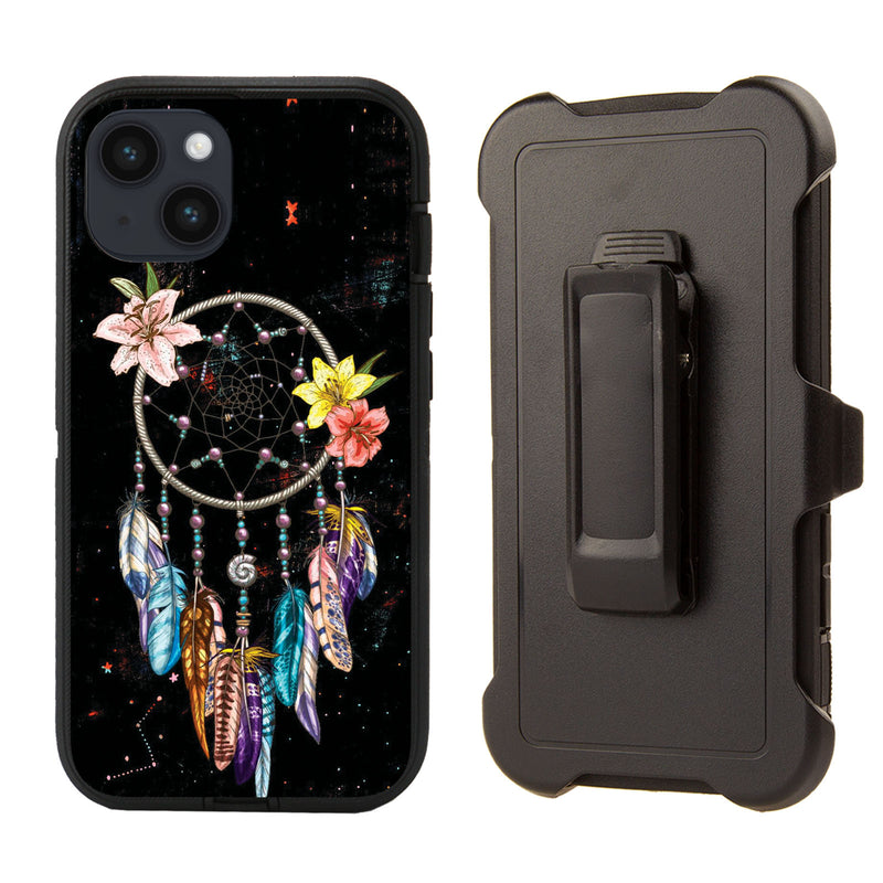 Shockproof Case for Apple iPhone 14 Dream Catcher Cover Rugged Heavy Duty