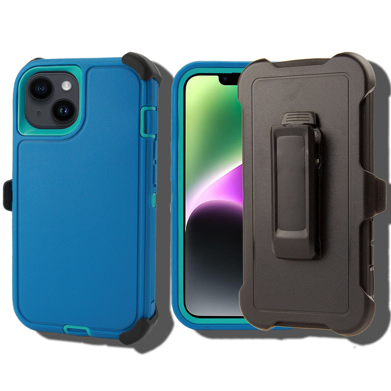 Shockproof Case for Apple iPhone 14 Cover Clip Rugged Heavy Duty