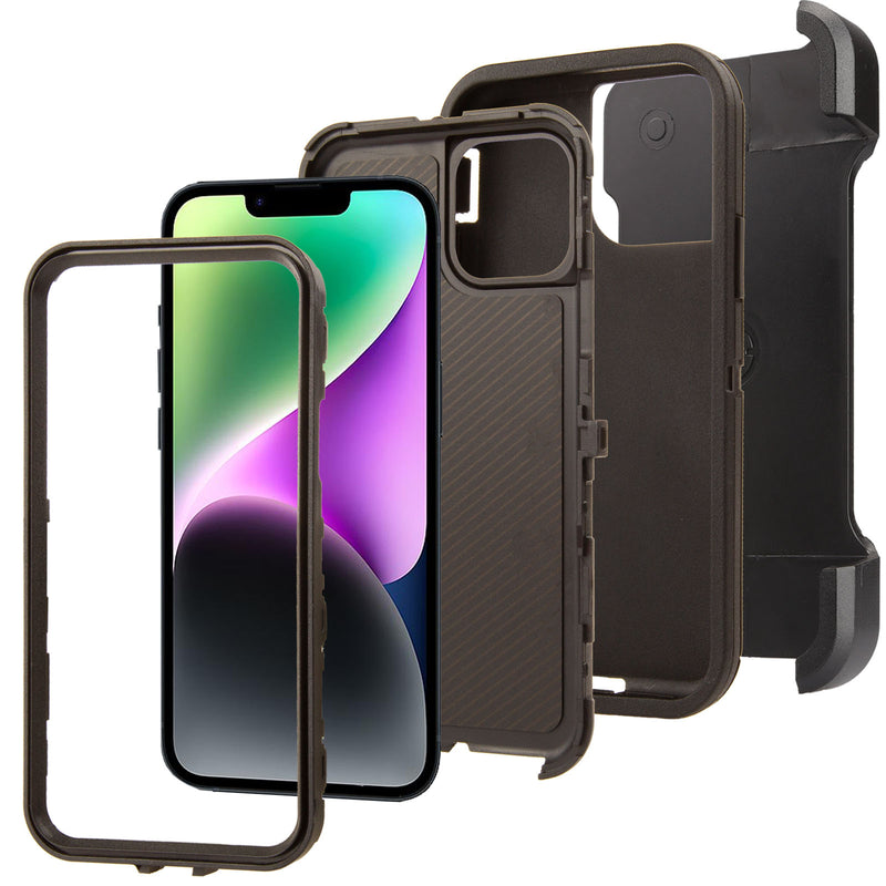 Shockproof Case for Apple iPhone 14 Cover Clip Rugged Heavy Duty