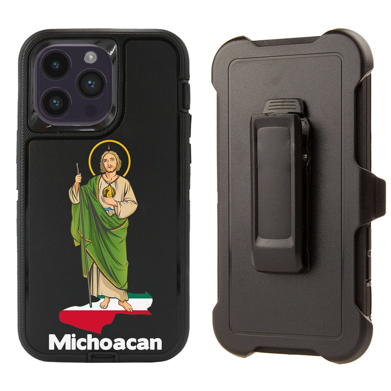 Shockproof Case for Apple iPhone 14 Pro Max Michoacan San Judas St. Jude Cover