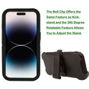 Shockproof Case for Apple iPhone 14 Pro Max Jesus Cover Clip Rugged Heavy Duty