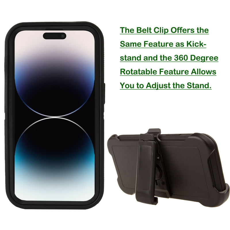 Shockproof Case for Apple iPhone 14 Pro Max Jesus Cover Clip Rugged Heavy Duty
