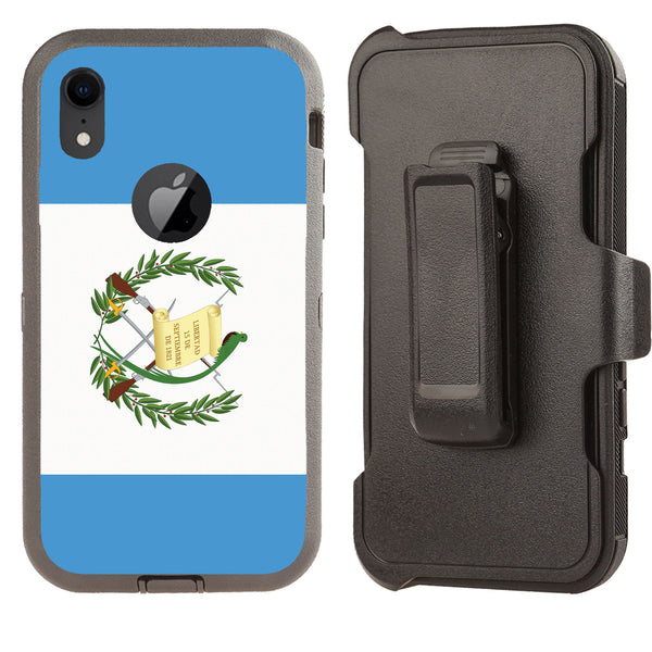 Shockproof Case for Apple iPhone XR Guatemala Flag Cover Clip Rugged