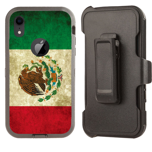 Shockproof Case for Apple iPhone XR Mexico Flag