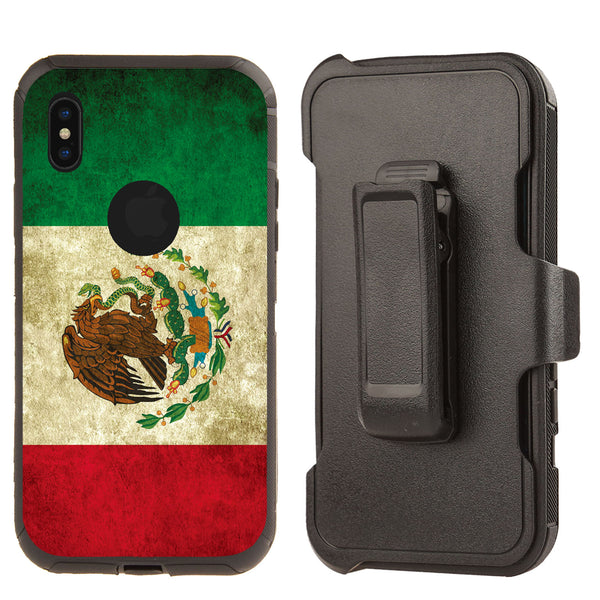 Shockproof Case for Apple iPhone XS Max Mexico Flag