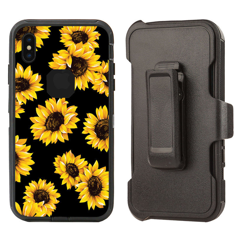 Shockproof Case for Apple iPhone XS Max Sunflower