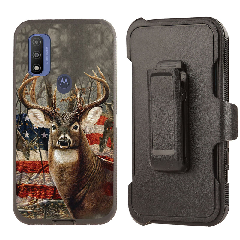 Shockproof Case for Motorola Moto G Power 2022/ G Pure/G Play (2023) Clip