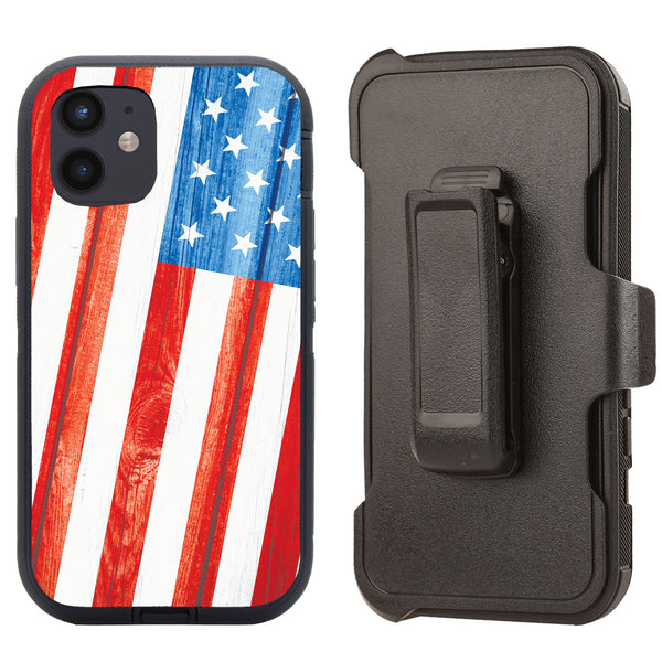 Shockproof Case for Apple iPhone 11 (6.1") US Flag