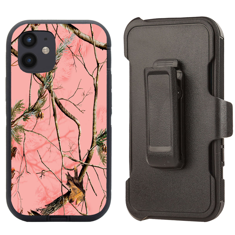 Shockproof Case for Apple iPhone 11 (6.1") Pink Camouflage