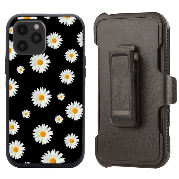 Shockproof Case for Apple iPhone 11 Pro Max  Cover Clip Daisy Flower
